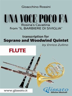 cover image of (Flute part) Una voce poco fa--Soprano & Woodwind Quintet